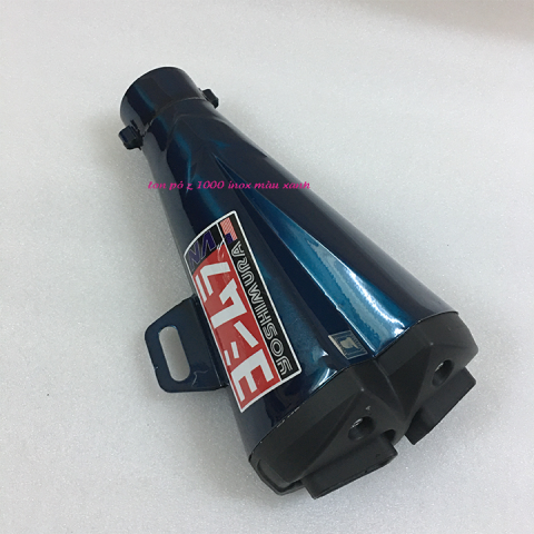 lon pô z100 inox phun sơn điện tử xanh|phụ tùng xe máy