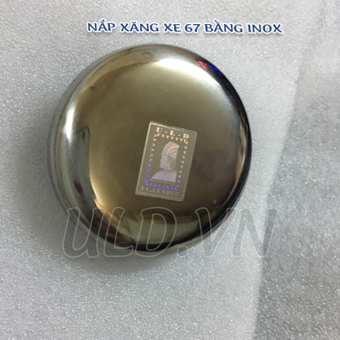 nắp xăng xe 67 bằng inox|phụ tùng xe máy