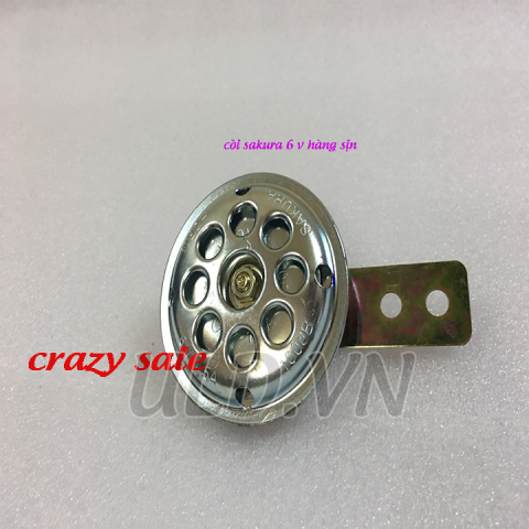 còi xe máy 6v dùng xe cub | phụ tùng xe |do choi xe may| phụ tùng xe 67 win