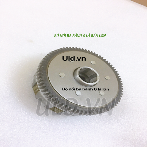 bộ nồi xe ba bánh 6 lá bản lớn|phụ tùng xe