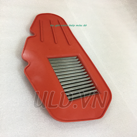lọc gió vario độ loại 1 chất liệu thép màu đỏ|phụ tùng xe máy