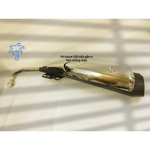 Pô future 125  mốc gắn w sơn chống cháy