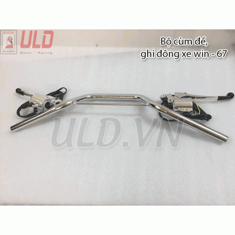 Bộ cùm đề và ghi đông xe